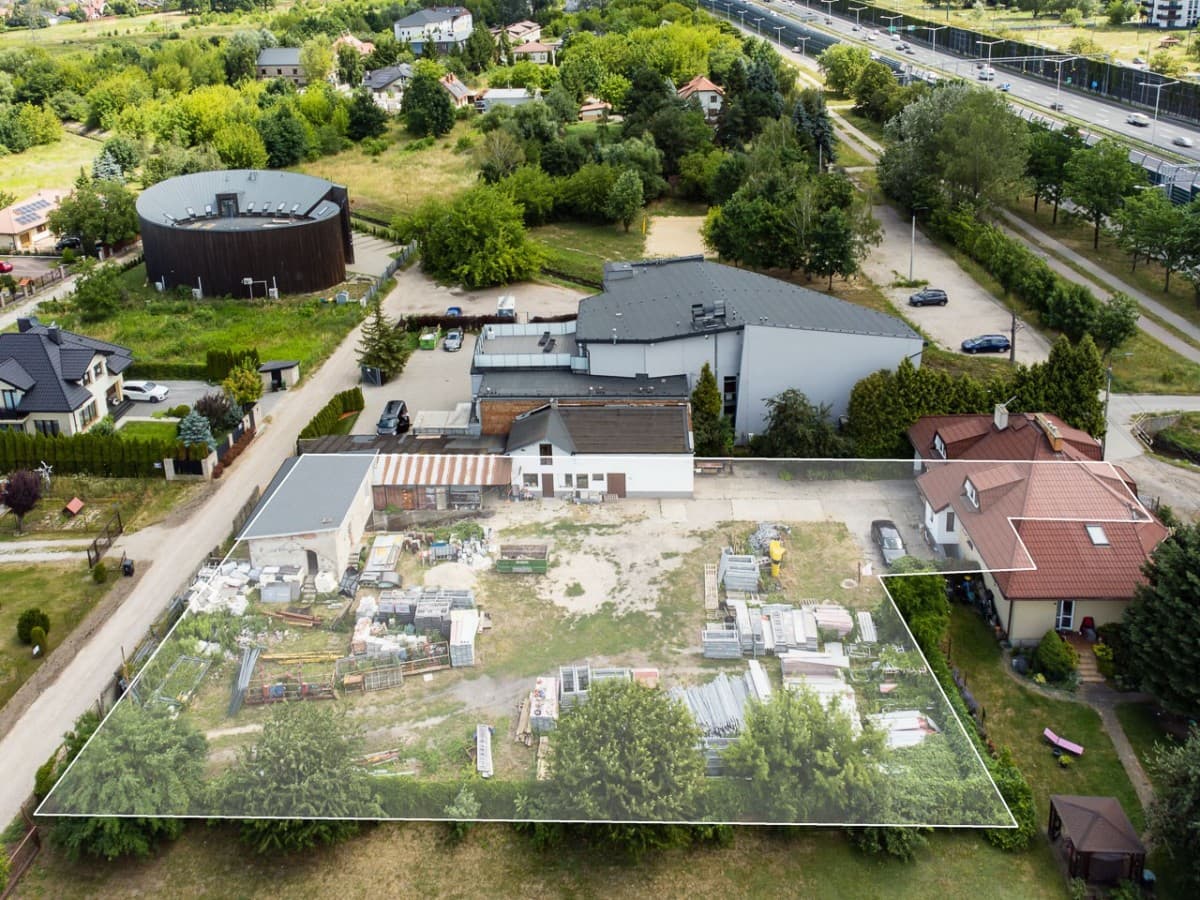 Działka inwestycyjna z zabudową usługową w Białołęce – 13