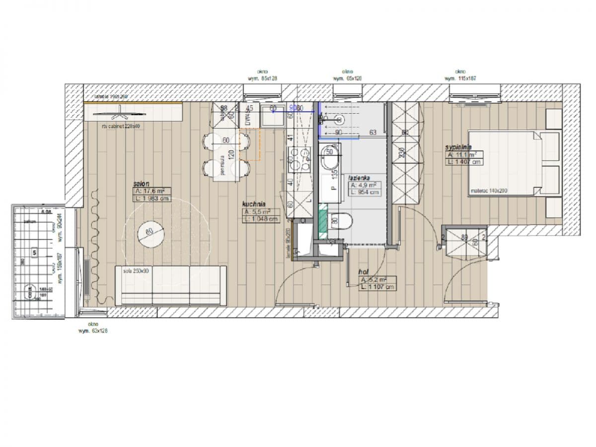 Nowe mieszkanie 2-pokojowe z balkonem przy Promenadzie – 7