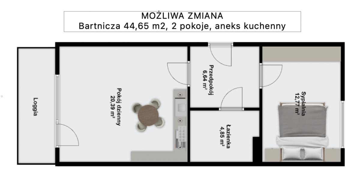 Przestronne mieszkanie z dużym balkonem blisko metra – 10
