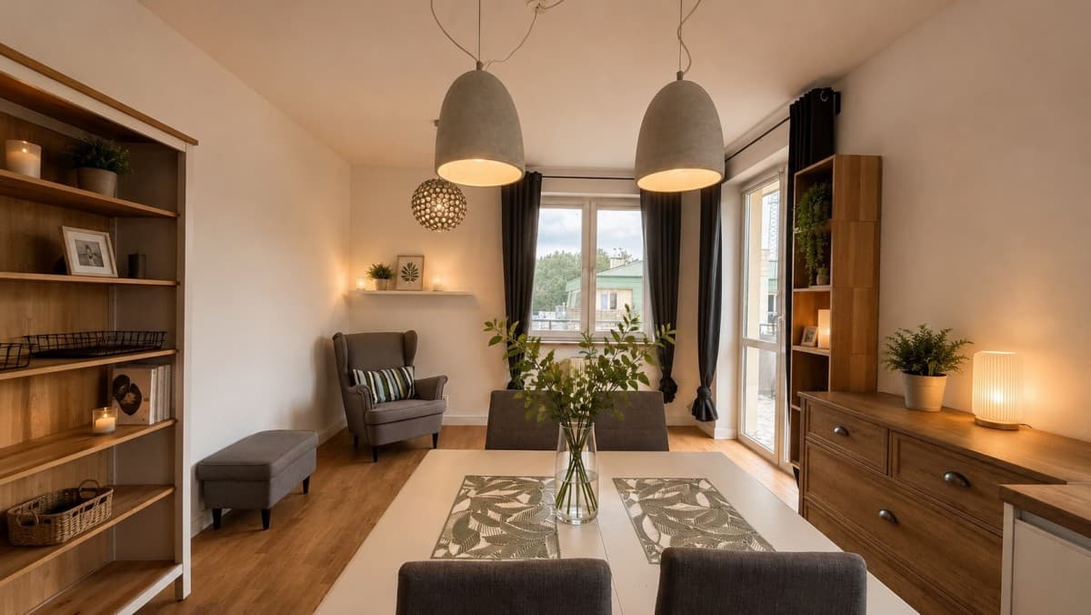 Spacious 3-room apartment with balcony and garage – 1