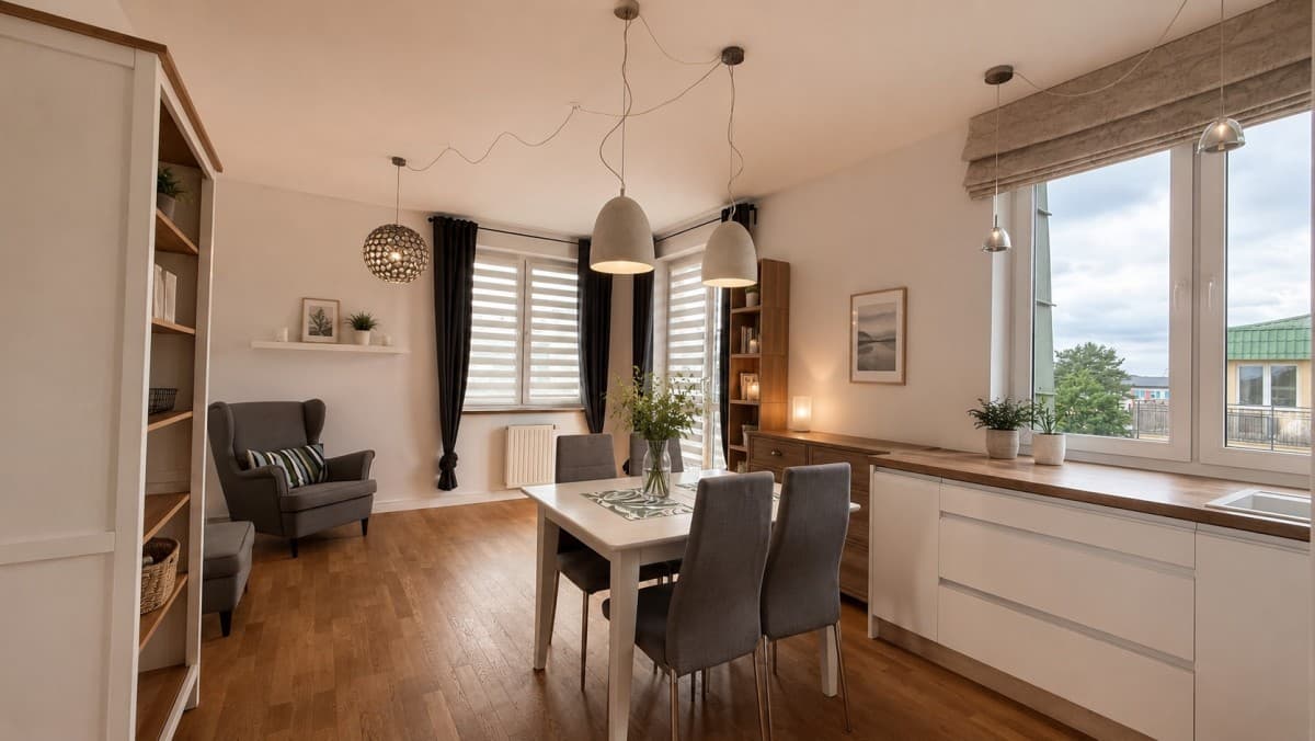 Spacious 3-room apartment with balcony and garage – 2