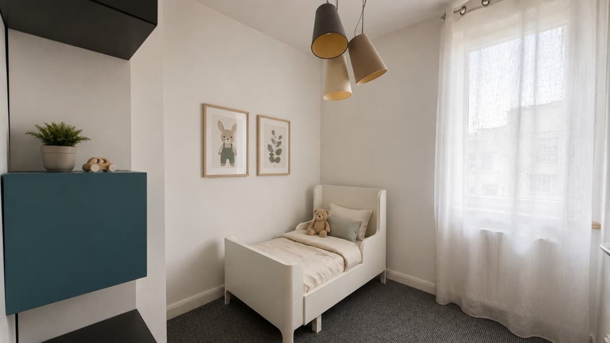 Spacious 3-room apartment with balcony and garage – 8