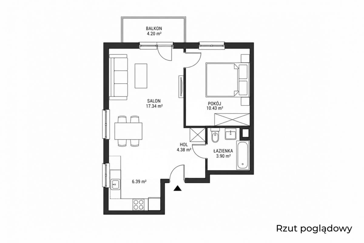 Modern 2-room apartment with balcony in Ursus – 19