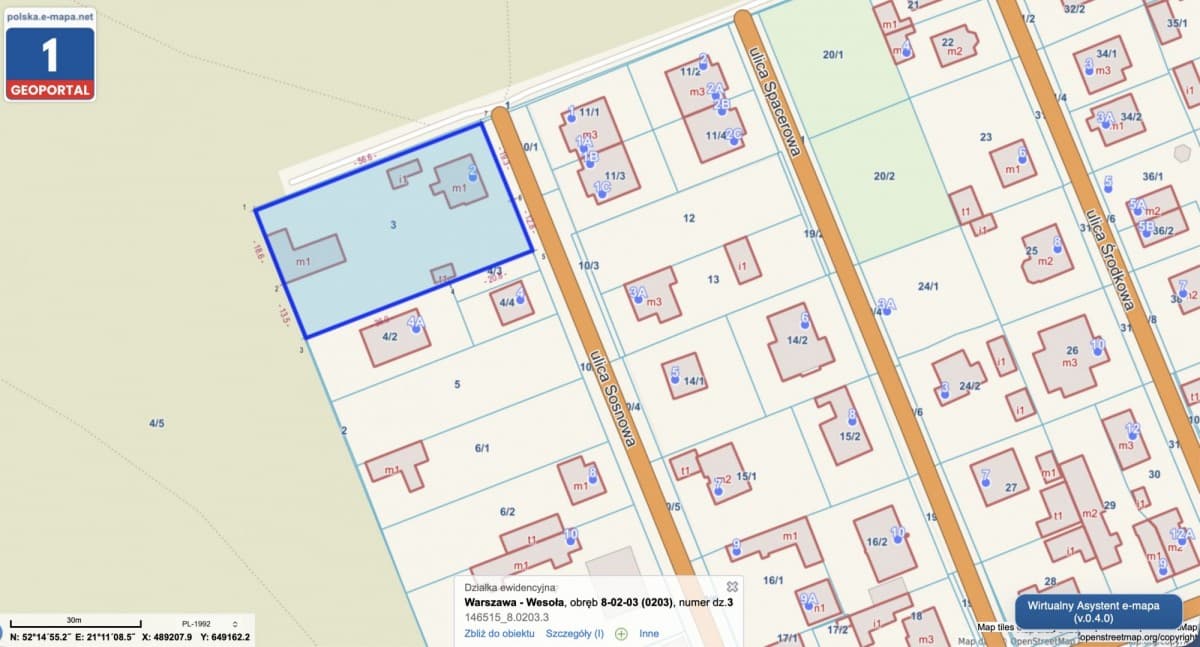 Building plot with forestry views in Warsaw – 1