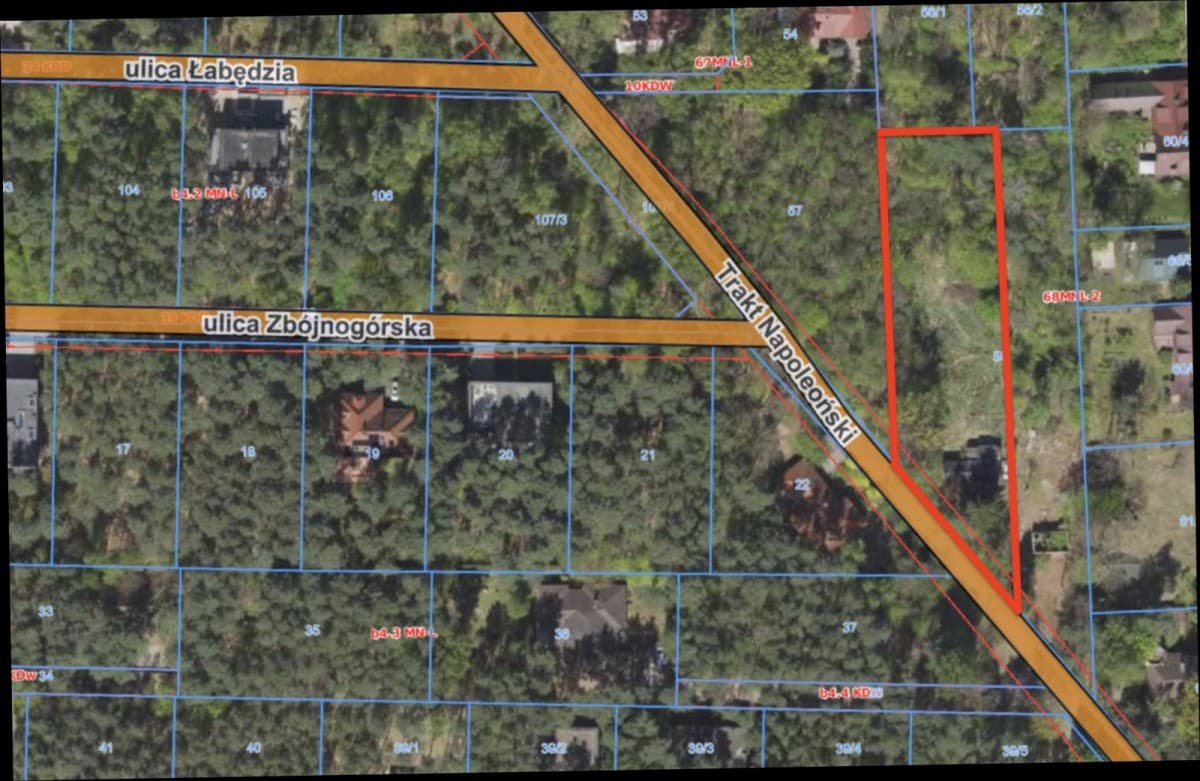 Large wooded plot for single-family home in Wawer – 1