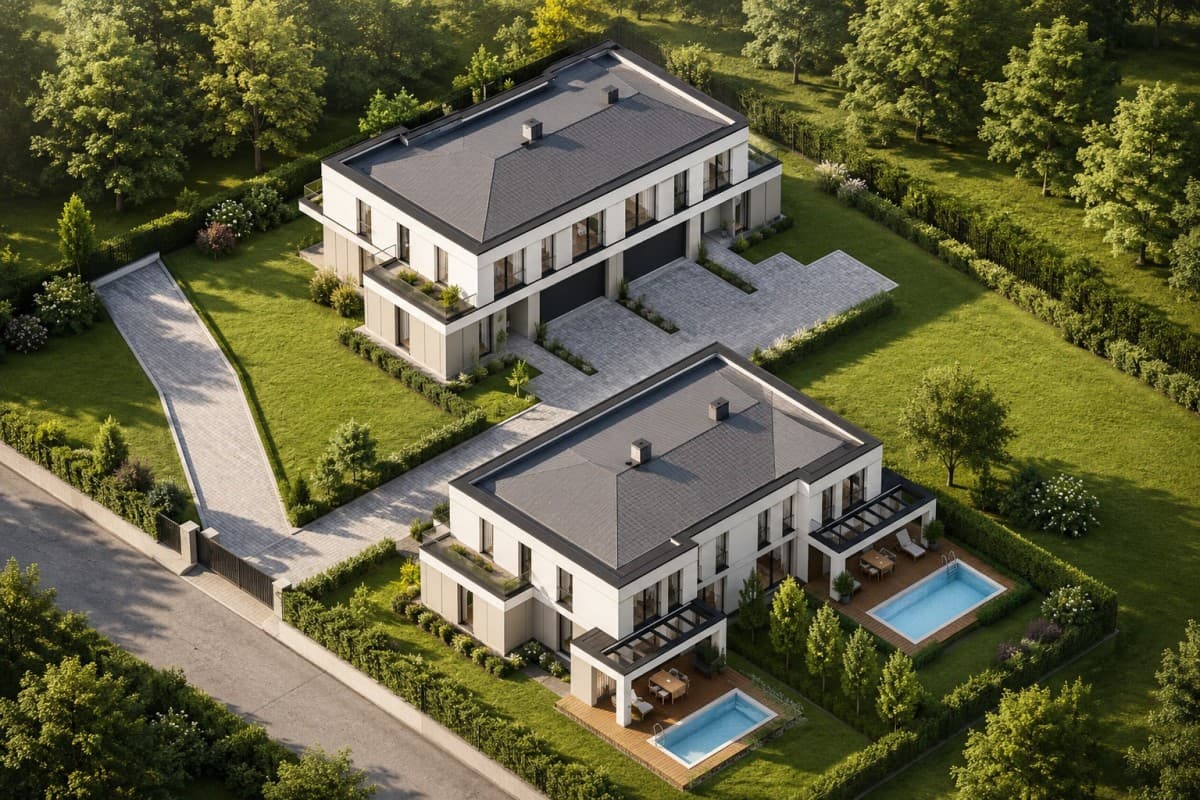 Investment plot with building permit in Wilanów – 3