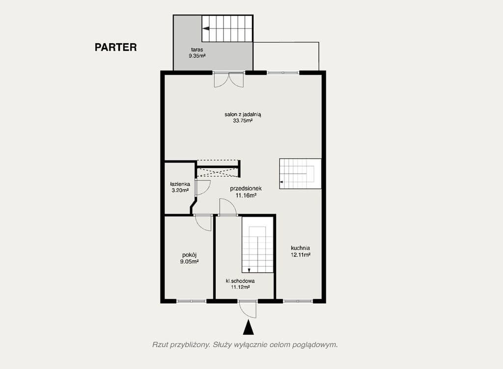 Spacious 6-room duplex with garden access – 19