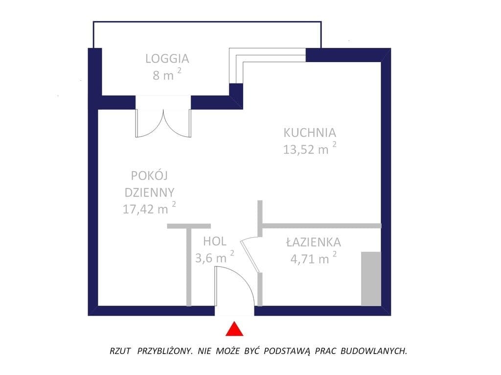 Studio with the option to create 2 rooms – 16
