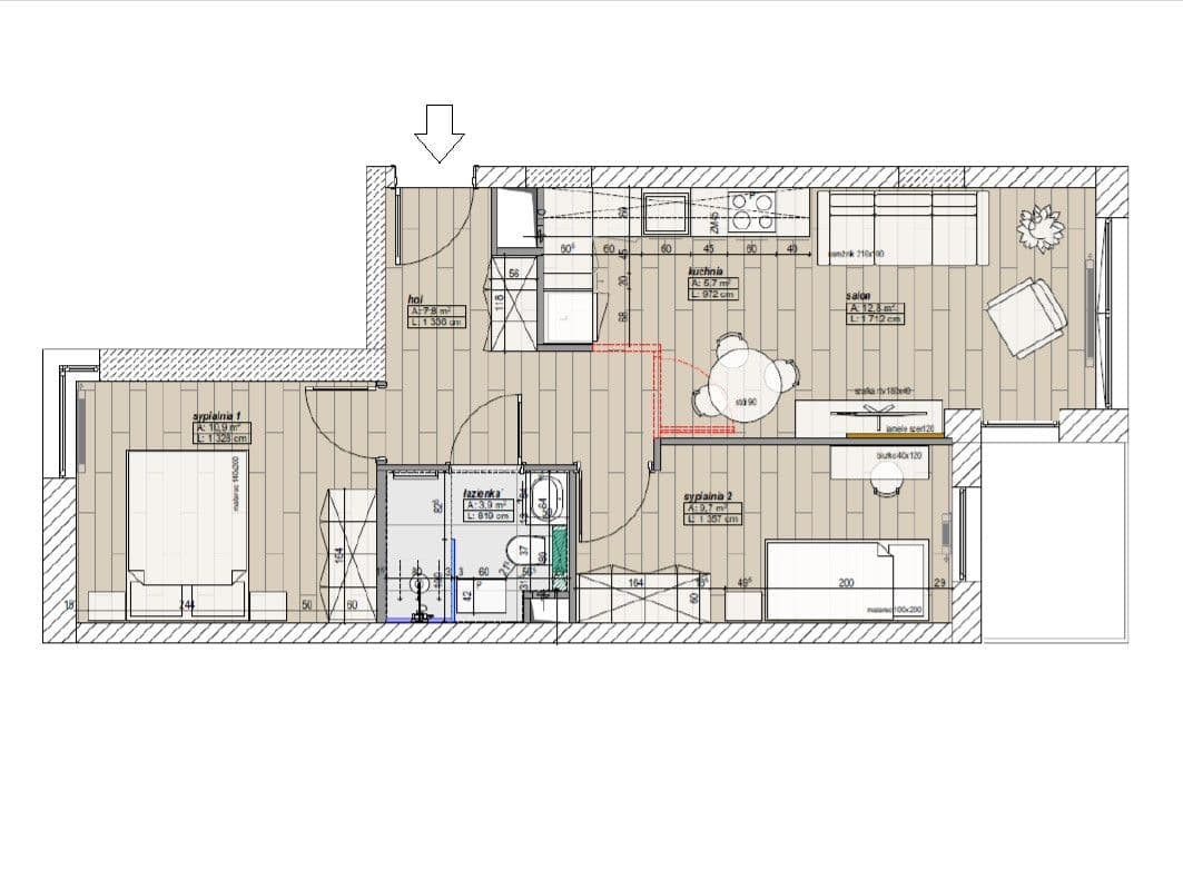 New 3-room apartment near Atrium Promenada – 10