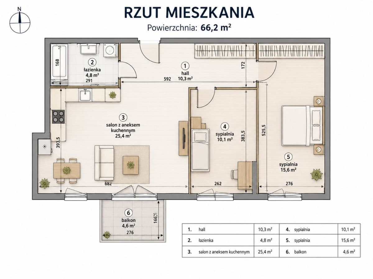 3-room apartment ready for immediate move-in – 19