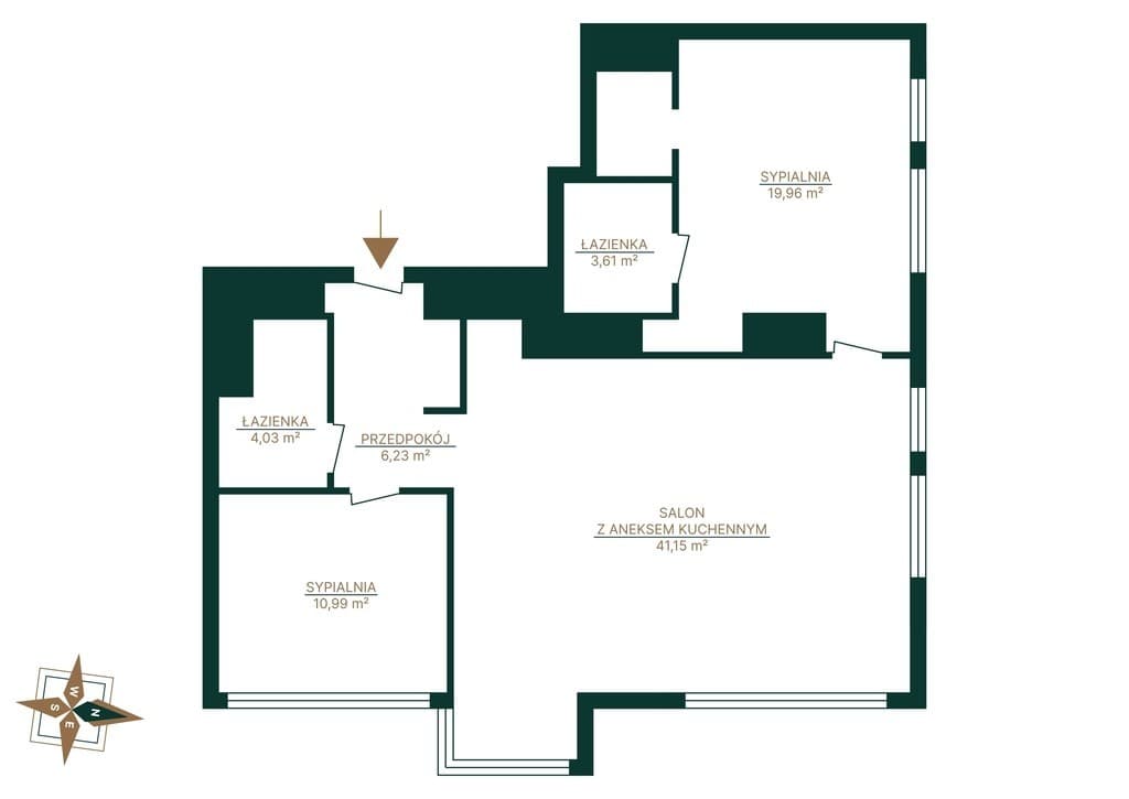 Luxury 86 m² apartment on the 28th floor – 22
