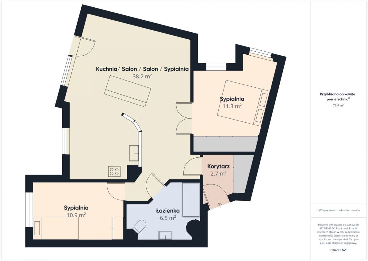 Apartment near Natolin Metro with parking – 18