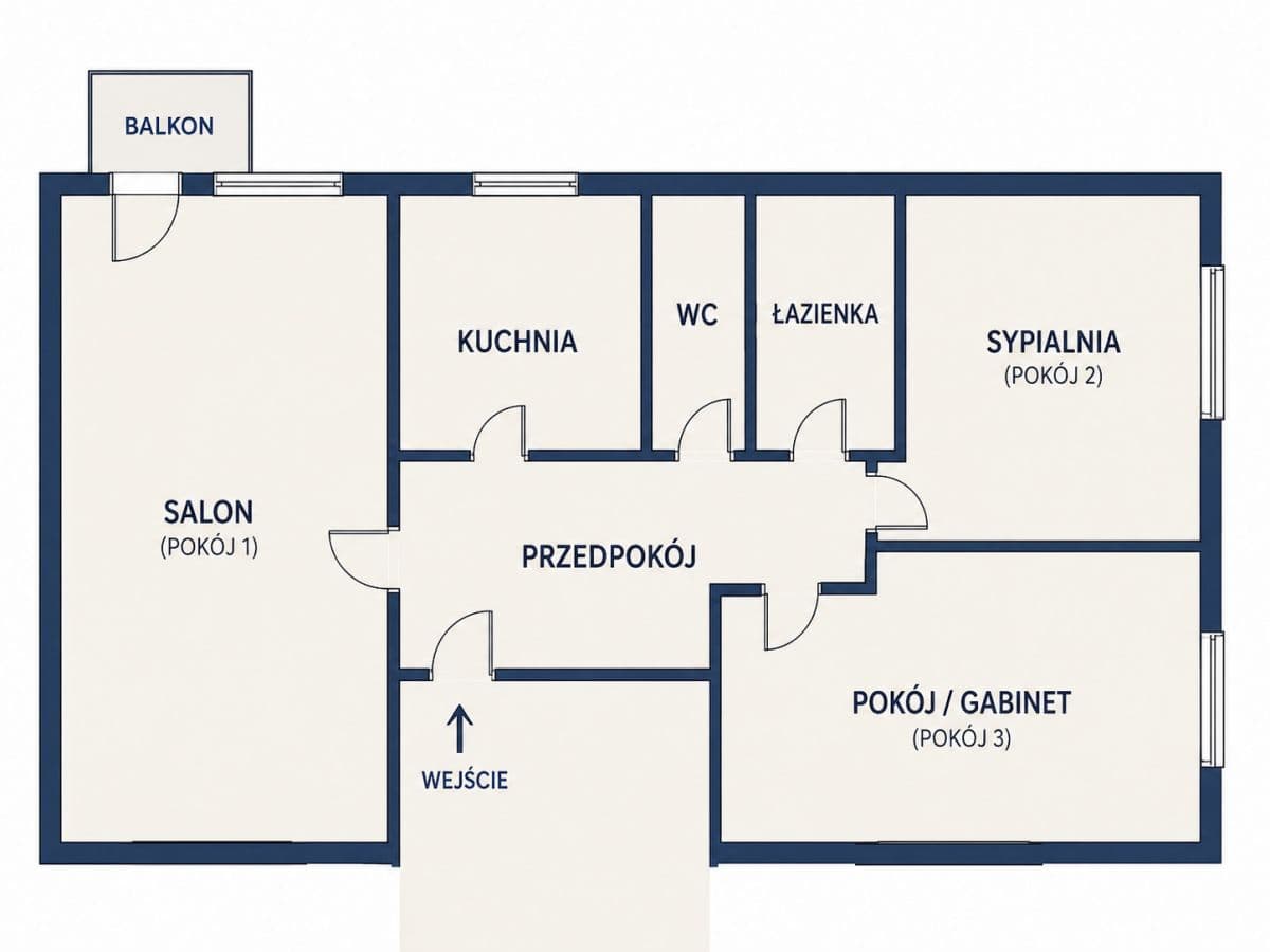 3-room apartment with renovation potential in Bielany – 16