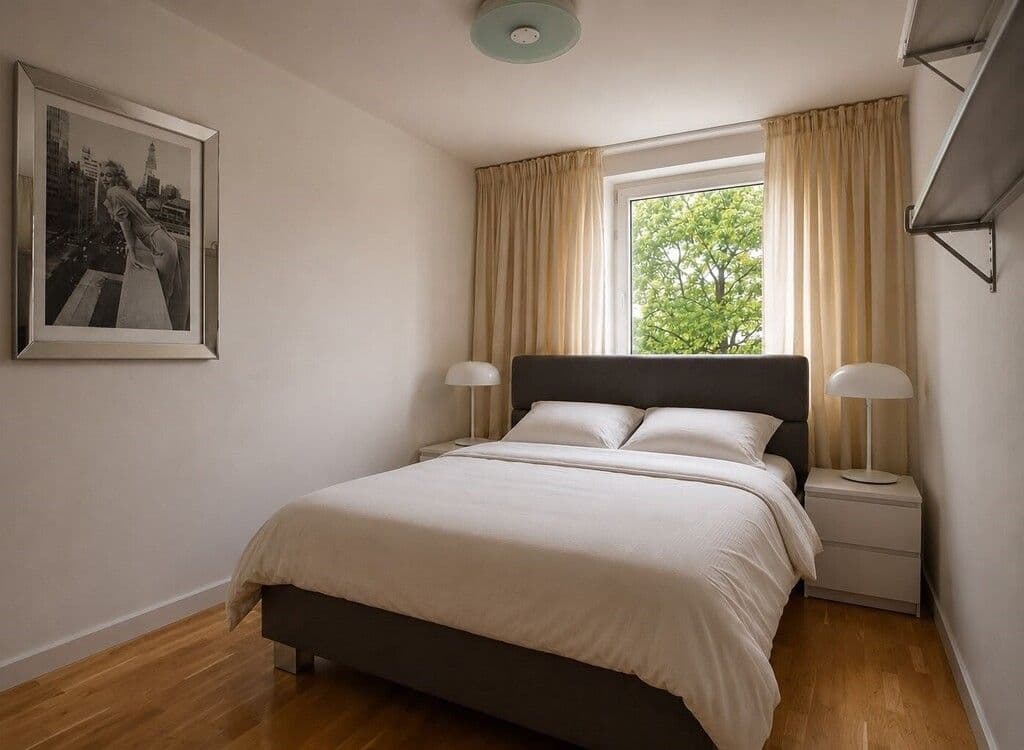 Bright, modern 3-room apartment near Wola Metro – 14