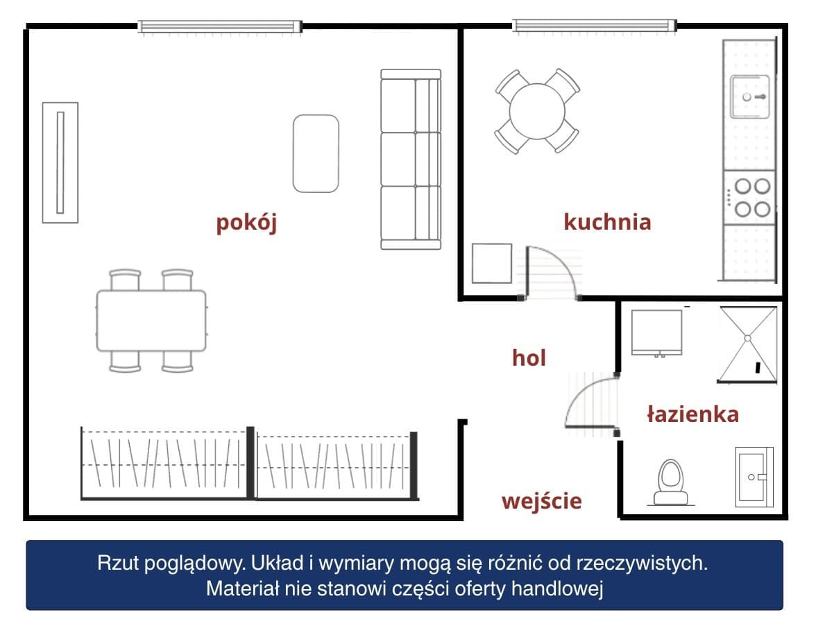 Fully equipped 1-room apartment near metro – 6