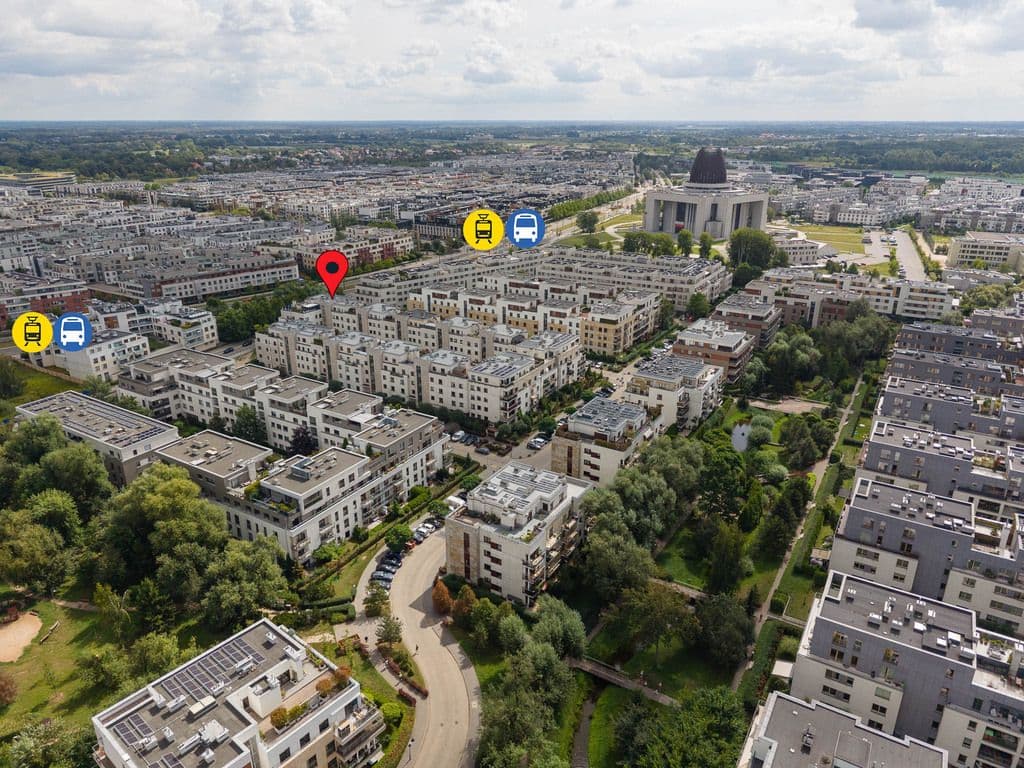 Spacious 3-room apartment with balcony in Wilanów – 17