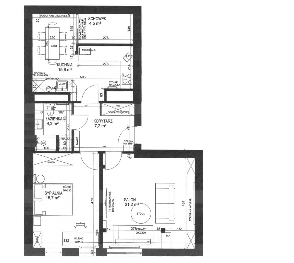 Charming two-room apartment near Kabaty Metro – 14