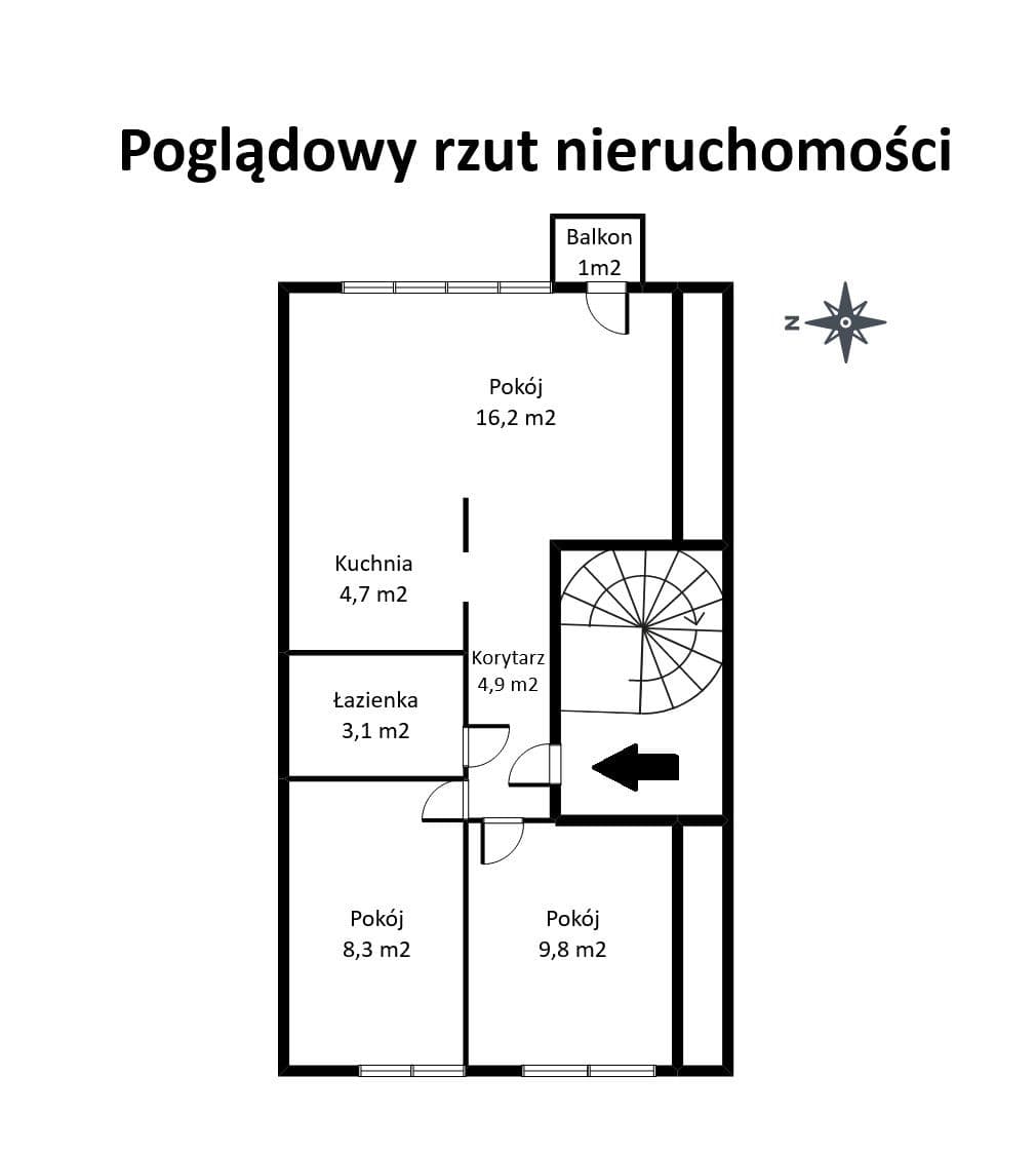 Sunny 47 m² apartment in green Żoliborz – 2