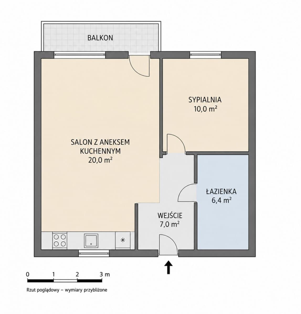 Modern 2-room apartment in Warsaw Ursus with balcony – 16