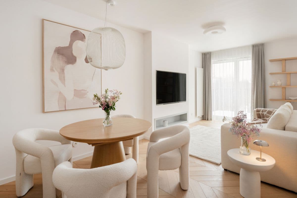 Stylish 3-room apartment with park view balcony – 2
