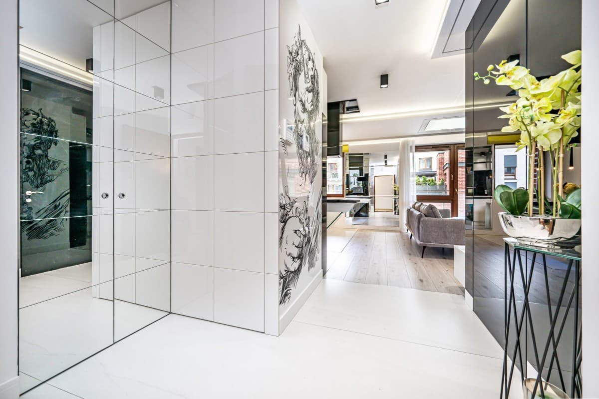 Modern 3-room apartment with large terrace in Praga – 14