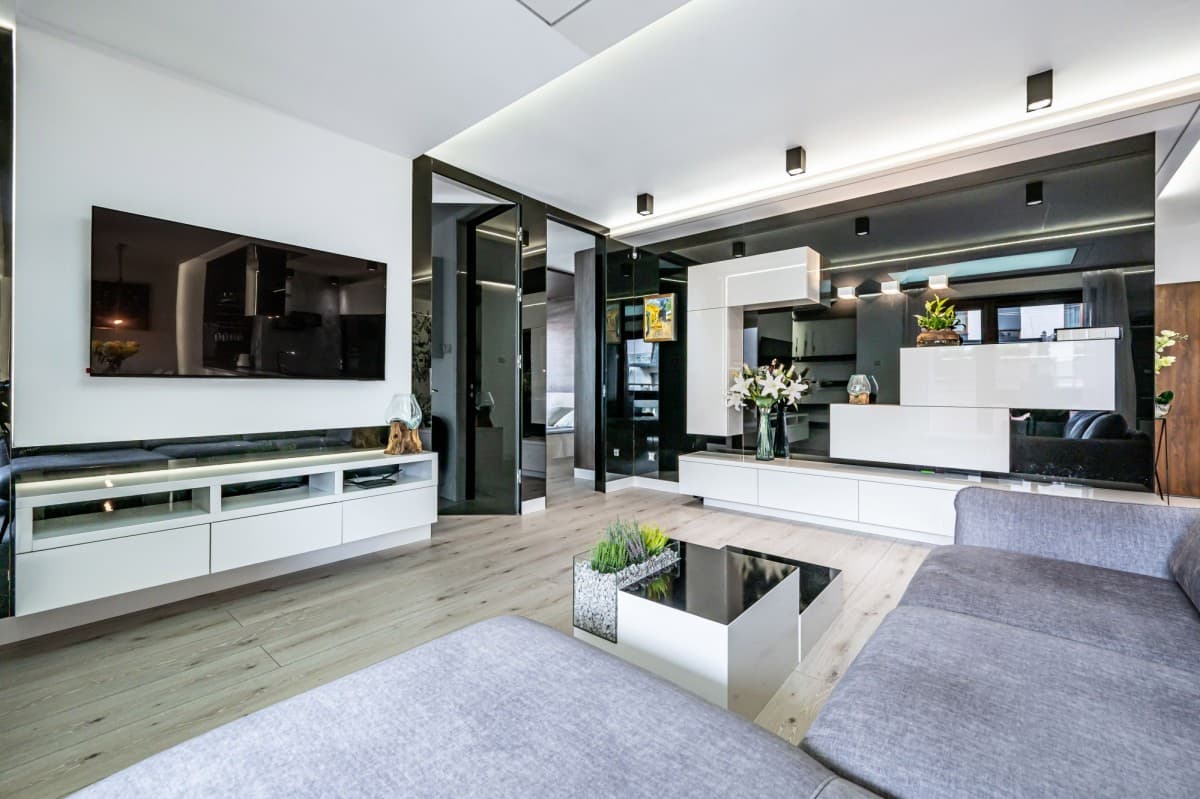 Modern 3-room apartment with large terrace in Praga – 15