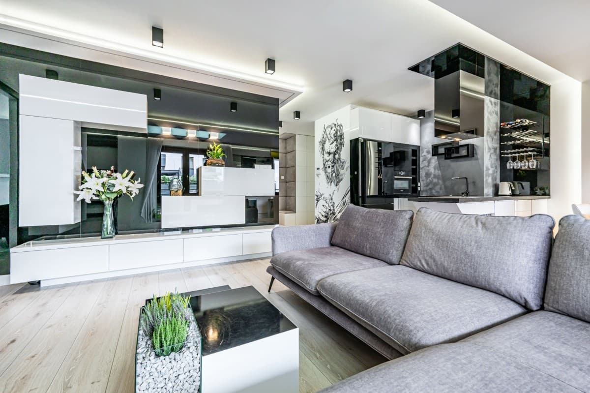 Modern 3-room apartment with large terrace in Praga – 16