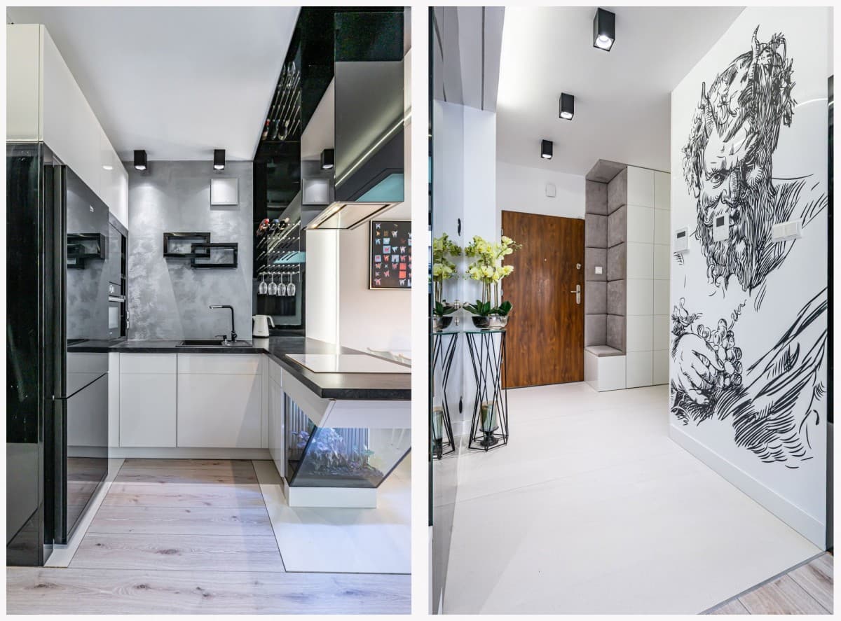 Modern 3-room apartment with large terrace in Praga – 18