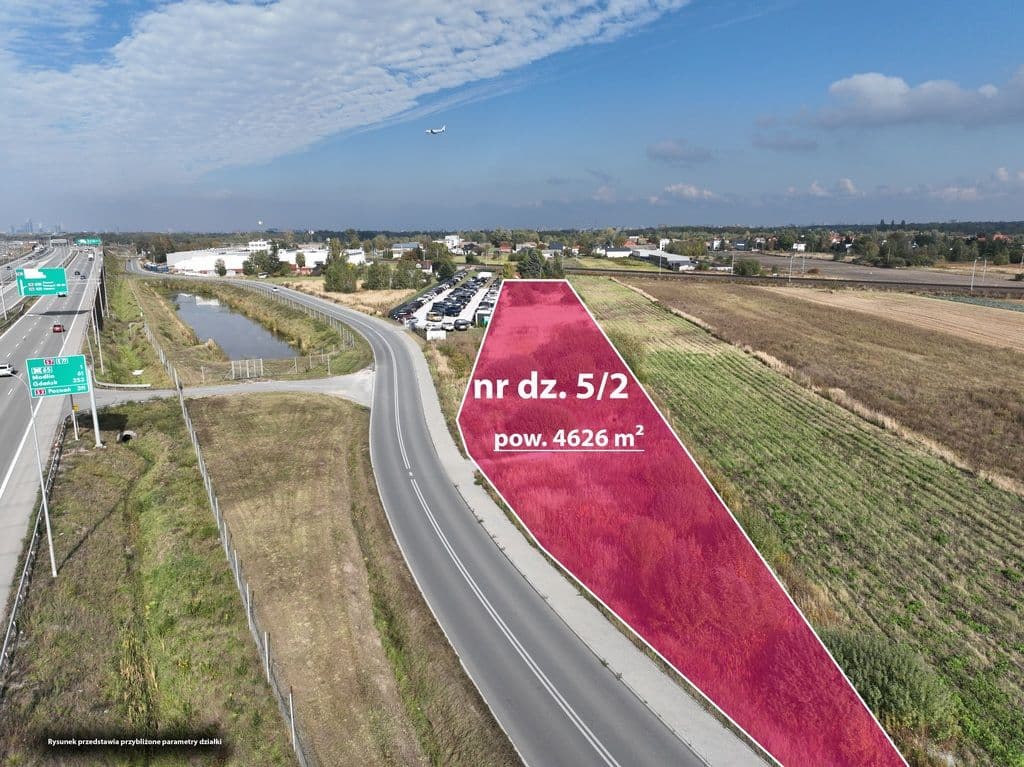 Large investment plot in Ursynów near S7 – 2
