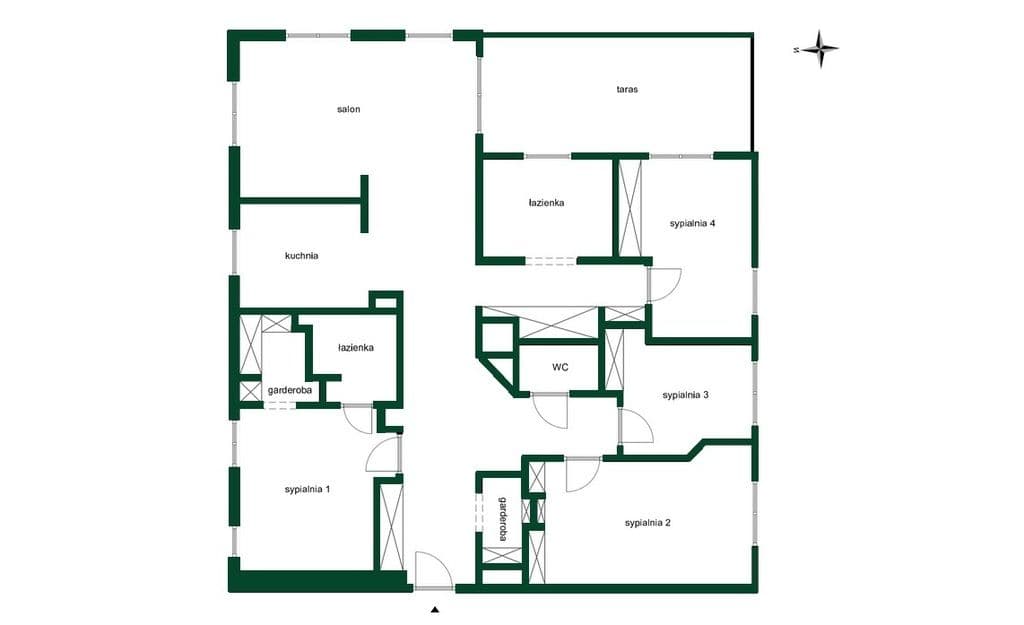 Stylish 5-room apartment with park-view terrace – 20