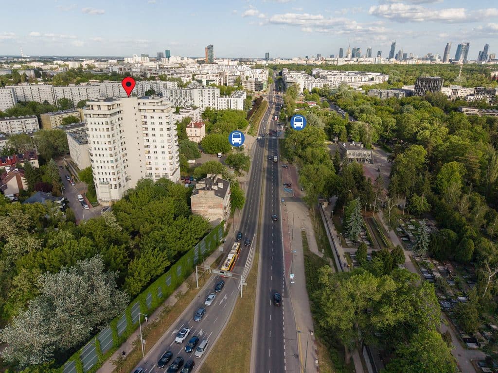 Panoramic view apartment with parking in Żoliborz – 19