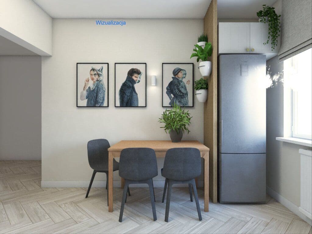 Spacious 3-room flat near Metro and Wola Park – 2