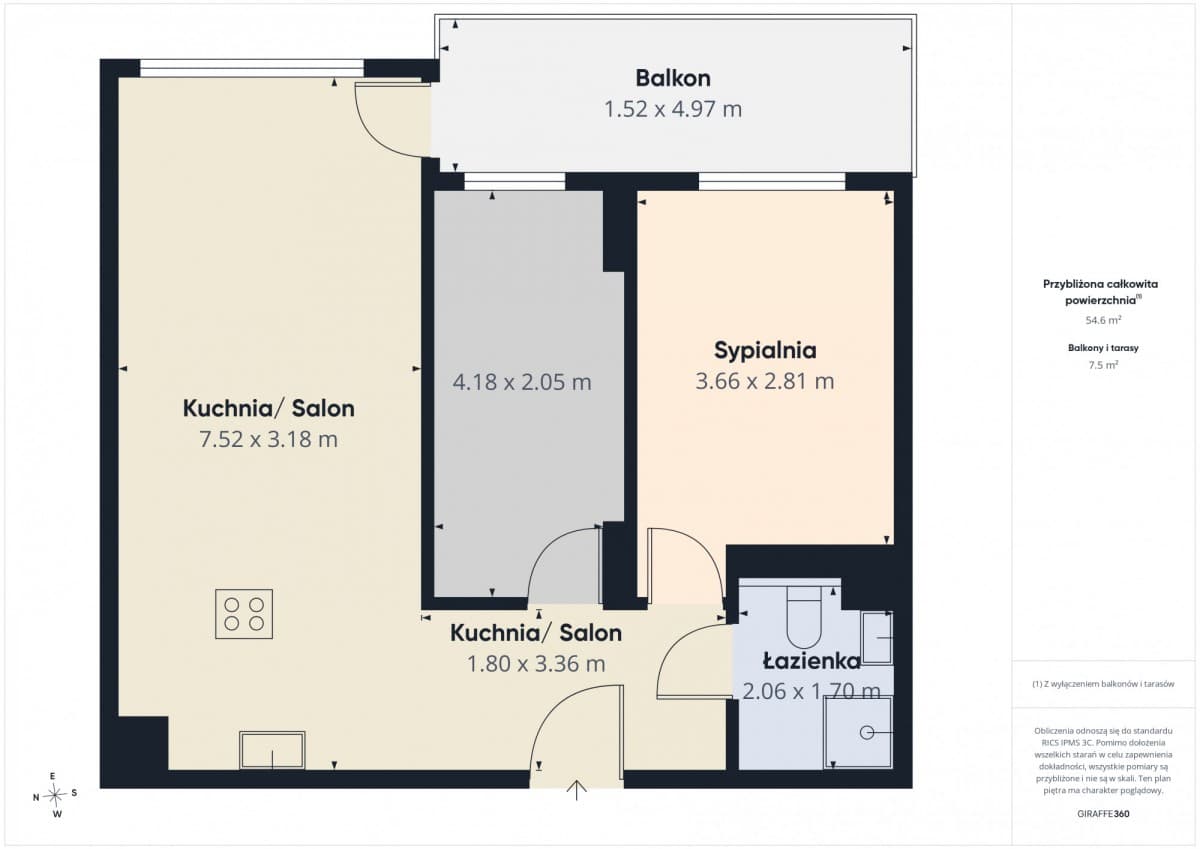 Modern 3-room apartment in Ochota, ready to move in – 22