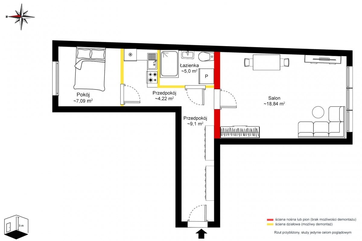 Modern 2-room apartment with separate kitchen in Grochów – 16