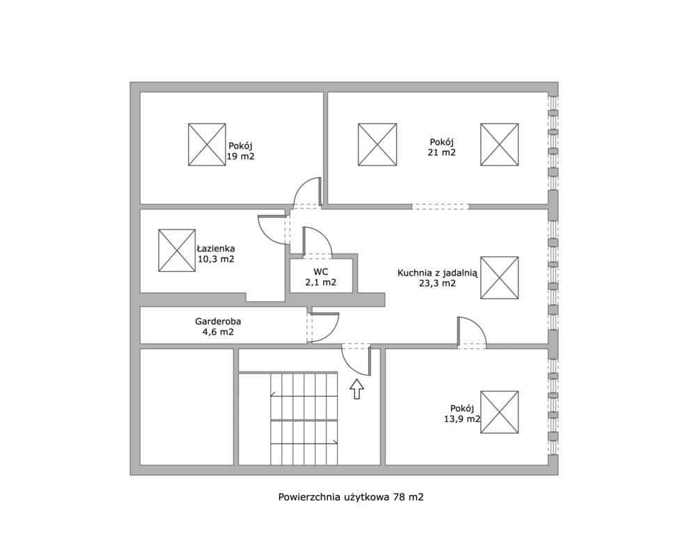 Spacious 3-room apartment with attic privacy – 17