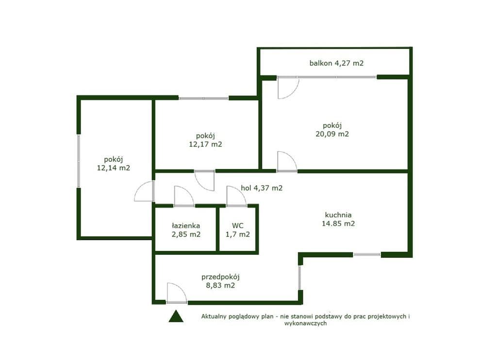 Spacious apartment with potential for 5 rooms – 14