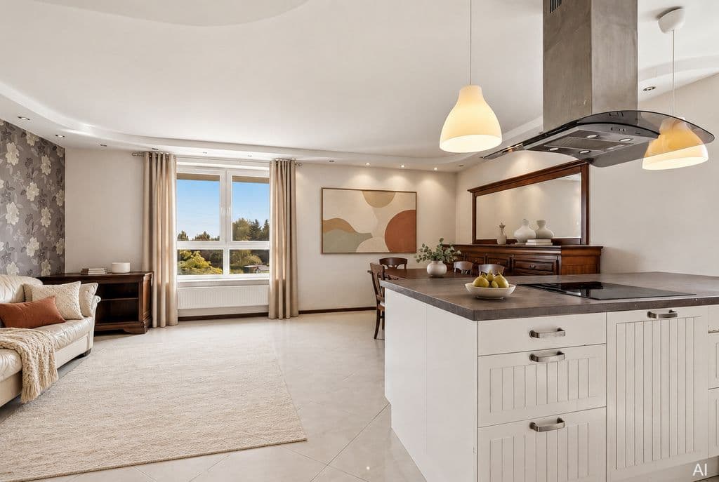 Spacious 4-room apartment with green view – 2