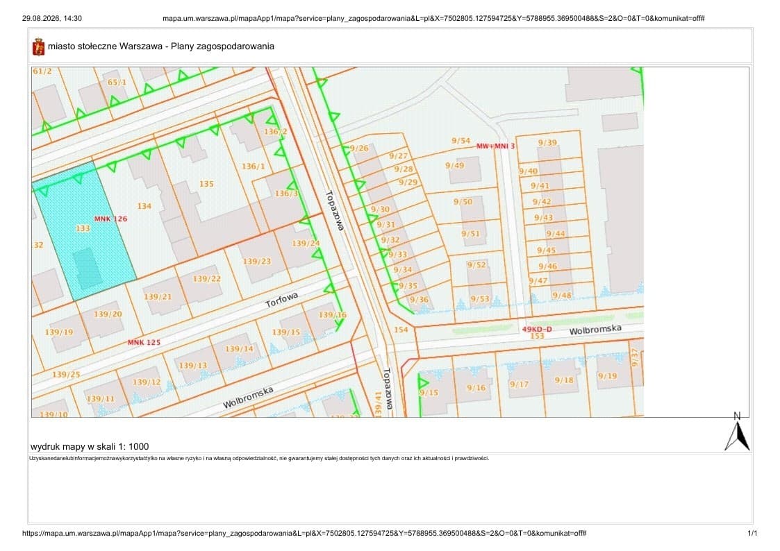 Investment plot with favorable zoning in Targówek – 4