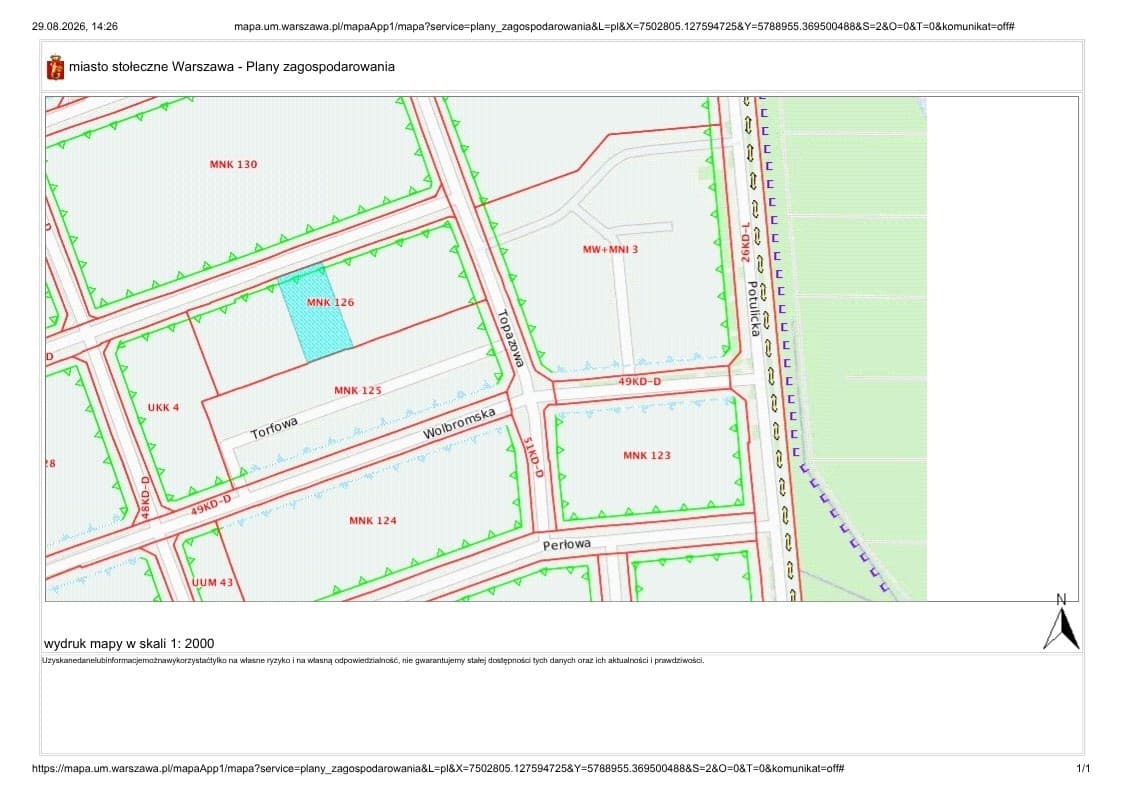 Investment plot with favorable zoning in Targówek – 5