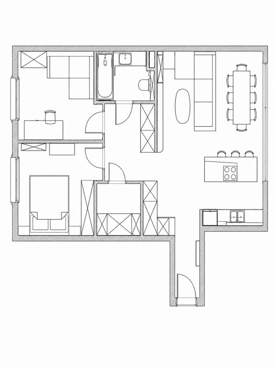Modern 3-room apartment in a quiet area of Włochy – 3