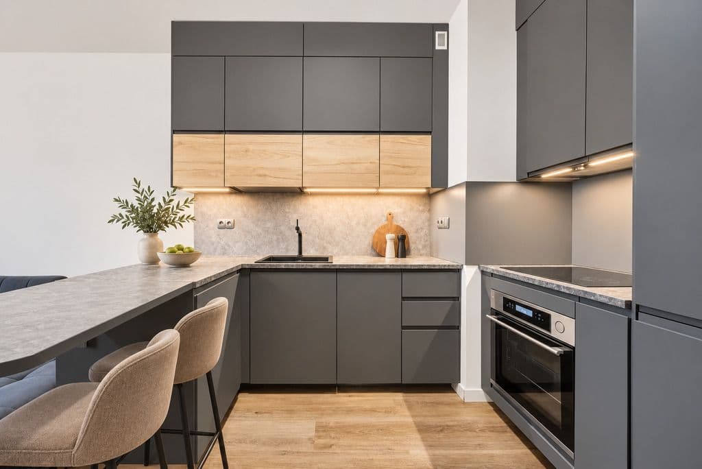 Last-floor apartment with panoramic western views – 2