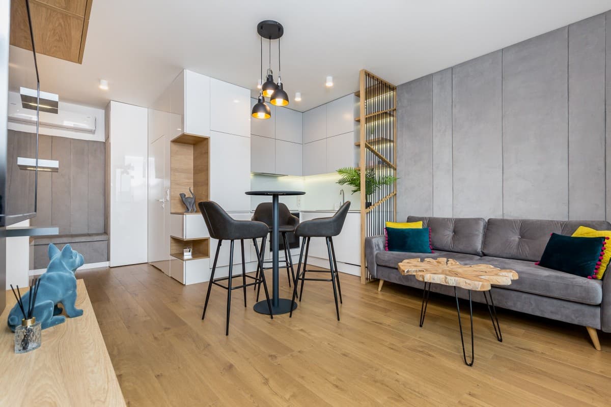 Modern apartment with balcony and parking in Wola – 5