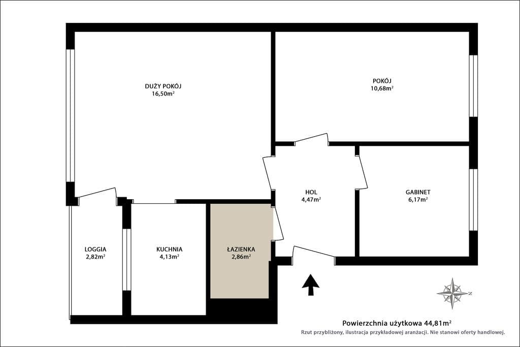 3-room apartment with a loggia in Wola – 5